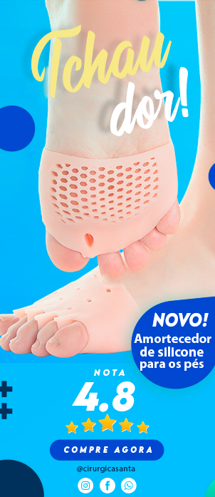 amortecedores de silicone para pés